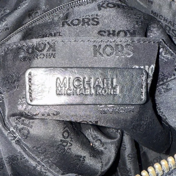 Michael Kors Black Studded purse w/matching wallet vintage MK. Comes w/dust bag - Picture 13 of 16